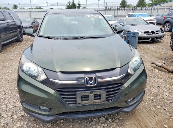 3CZRU6H39GM711355 2016 HONDA HR-V Green Rear view