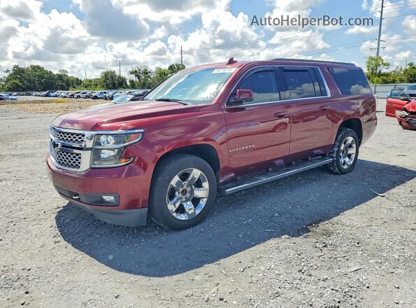 1GNSCHKC0KR395423 2019 CHEVROLET SUBURBAN Red Rear left
