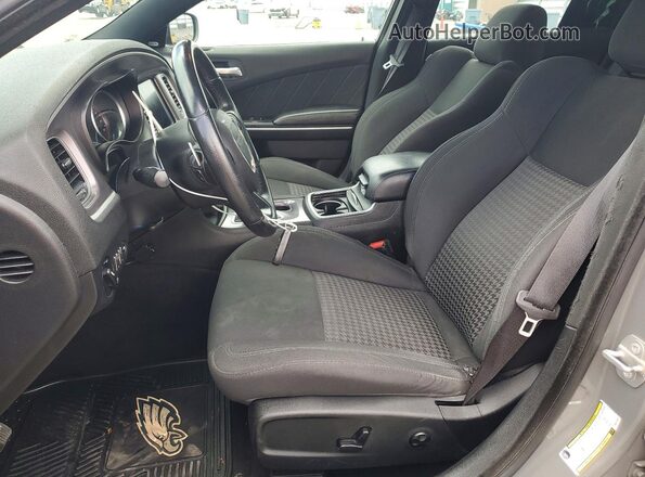 2C3CDXCT0KH619328 2019 DODGE CHARGER Gray წინა პანელის ხედი