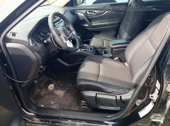 JN8AT2MV3HW251511 2017 NISSAN ROGUE Black Առջևի վահանակի տեսք