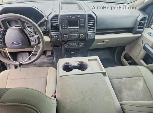 1FTEX1EP1HFA95867 2017 FORD F150 Black Вид щитка приладів