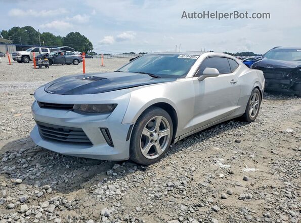 1G1FB1RS4H0177668 2017 CHEVROLET CAMARO Silver Trasero izquierdo