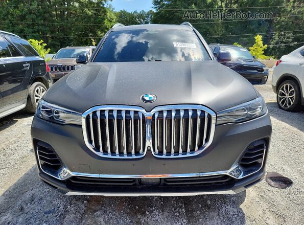 5UXCX4C53KLS39033 2019 BMW X7 Gray Հետևի տեսք