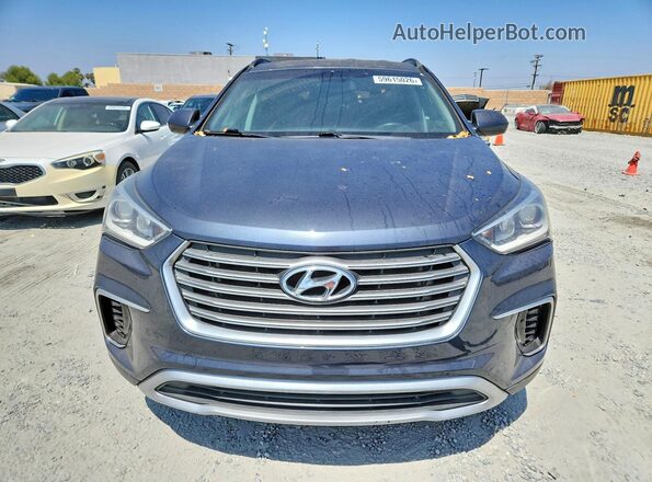 KM8SM4HF7HU206171 2017 HYUNDAI SANTA Charcoal Հետևի տեսք