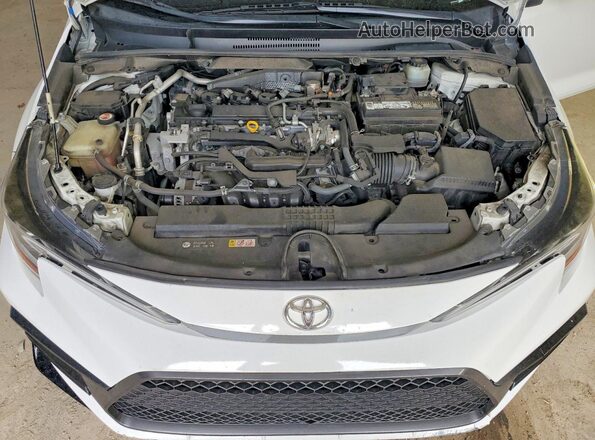 JTDS4RCE0LJ029652 2020 TOYOTA COROLLA White Engine compartment view