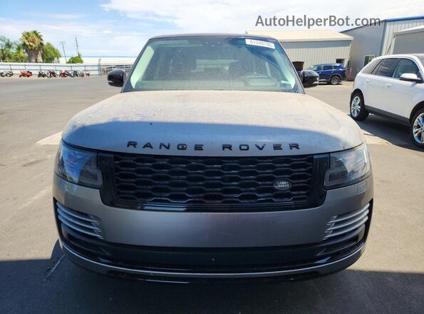 SALGS2SV6JA389714 2018 LAND ROVER RANGE Gray Вид ззаду