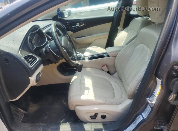 1C3CCCAB4GN186973 2016 CHRYSLER 200 Gray Dashboard view