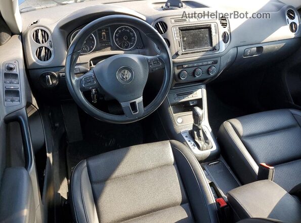 WVGBV7AX2HW502060 2017 VOLKSWAGEN TIGUAN Синий Вид панели приборов