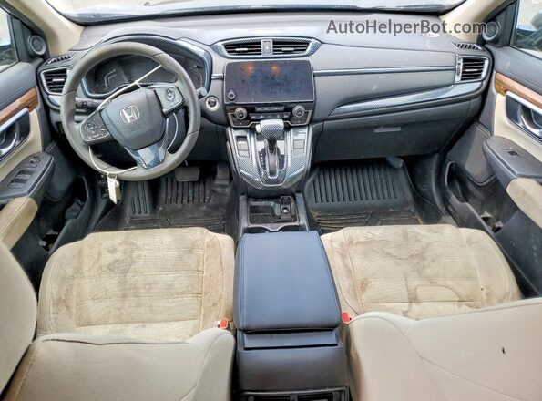 7FARW1H52HE022112 2017 HONDA CR-V Black Vista del cuadro de instrumentos