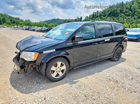 2C4RDGCG5KR743064 2019 DODGE GRAND Черный Задняя левая четверть
