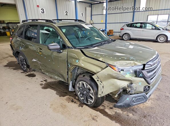 4S4SLDB66T3031521 2026 SUBARU FORESTER Green Вид спереду
