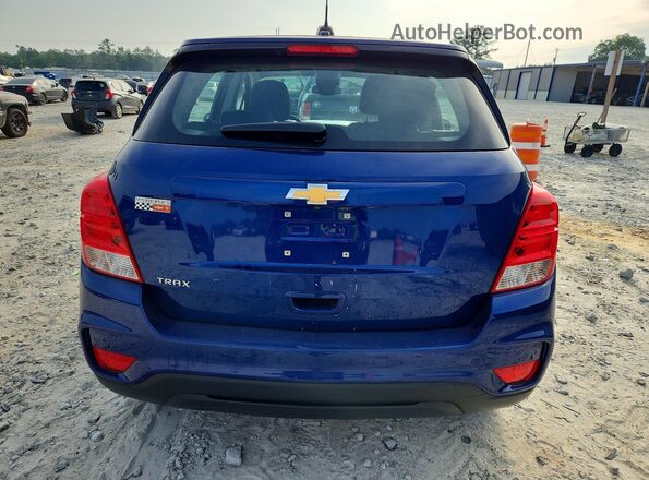 3GNCJKSB6HL190784 2017 CHEVROLET TRAX Blue უკანა ხედი