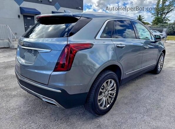 1GYKNDRS7LZ196339 2020 CADILLAC XT5 Gray Передня права чверть