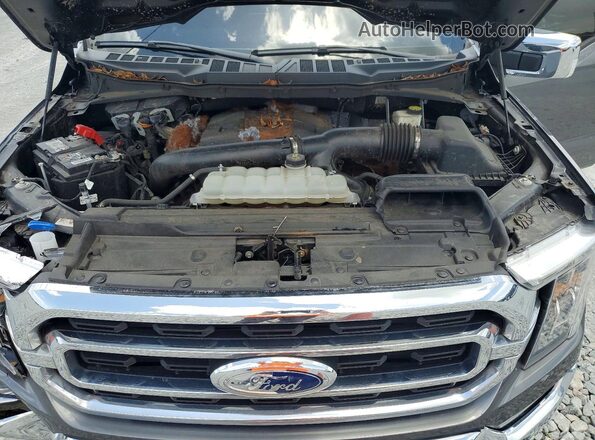 1FTFW1E87NKF23427 2022 FORD F150 Gray Widok komory silnika