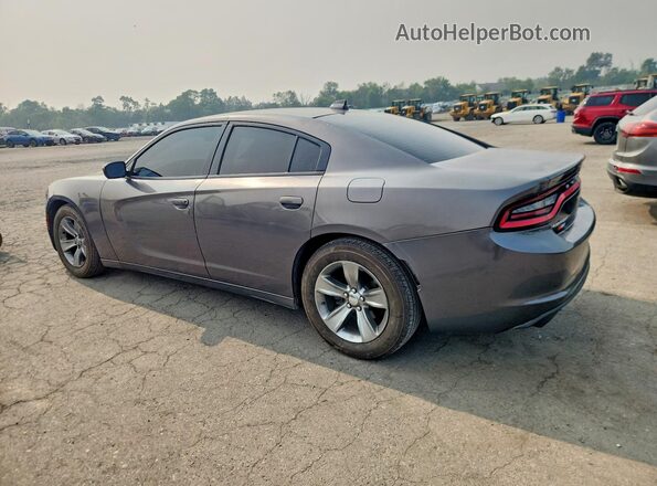 2C3CDXHG2GH317512 2016 DODGE CHARGER Gray Задня права чверть