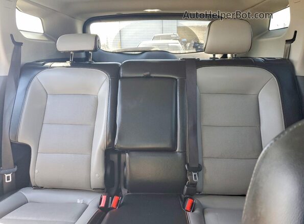 3GKALWEU4JL293288 2018 GMC TERRAIN Черный Вид задней части салона