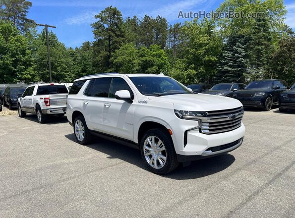 1GNSKTKL6MR179746 2021 CHEVROLET TAHOE White Trasero izquierdo