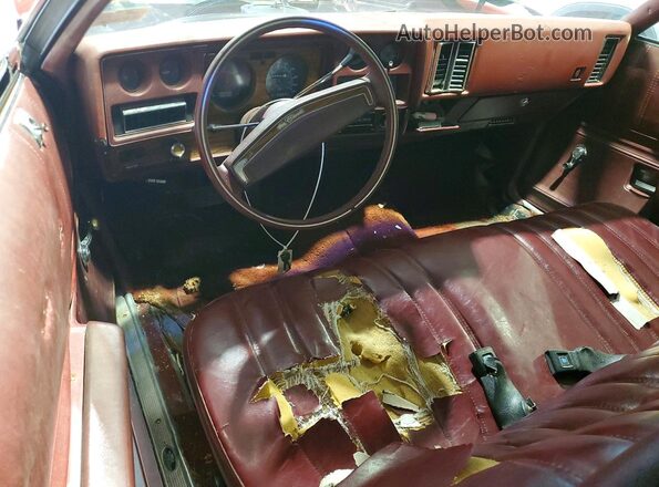 1H57V6B472739 1976 CHEVROLET MONTE CARLO Бордовый Вид щитка приборов