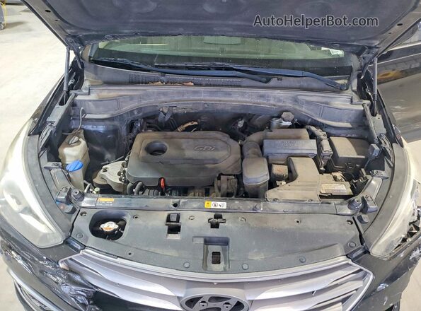 5NMZU3LB0HH008654 2017 HYUNDAI SANTA Black VIN კოდის სტიკერის ხედი