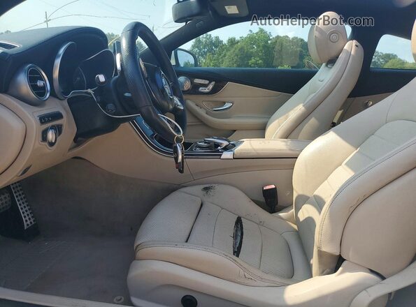 WDDWJ4JB1HF581313 2017 MERCEDES-BENZ C White Vista del salpicadero