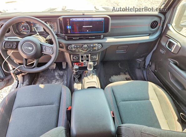 1C4PJXFN2TW165587 2026 JEEP WRANGLER Gray Vista del cuadro de instrumentos