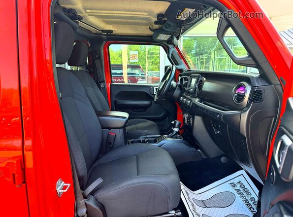 1C4HJXDG7KW584753 2019 JEEP WRANGLER Orange Вид спереду