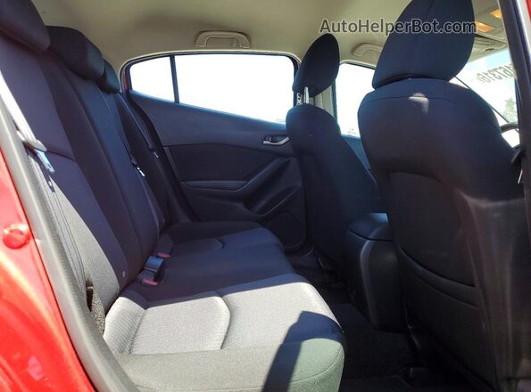 JM1BM1J74G1347897 2016 MAZDA 3 Red Vista interior trasera