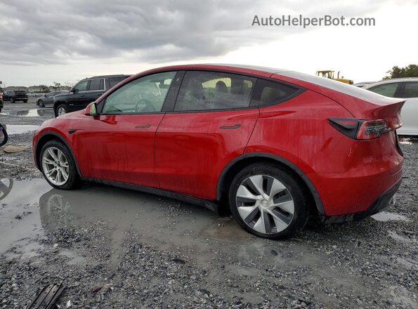 5YJYGDEDXMF110532 2021 TESLA MODEL Red Rear right