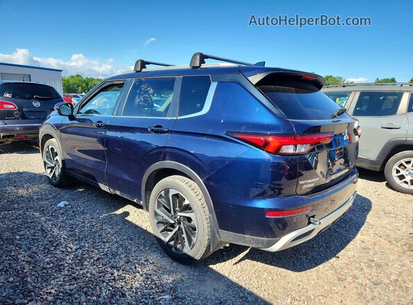 JA4J4UA86NZ037698 2022 MITSUBISHI OUTLANDER Blue Задня права чверть