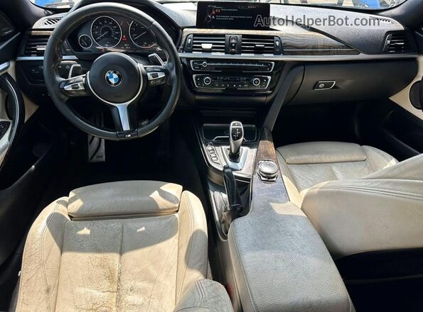WBA4B3C54GG527753 2016 BMW 4 SERIES Blue Dashboard view
