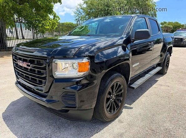 1GTG5BEN1M1179259 2021 GMC CANYON Black Trasero izquierdo