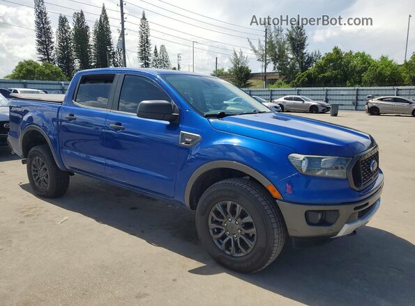 1FTER4EH1KLA86695 2019 FORD RANGER Blue წინა მარჯვენა
