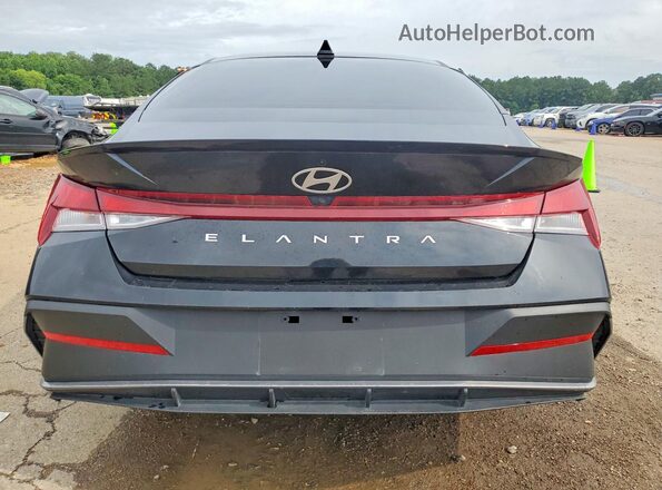 KMHLM4DG0SU069116 2025 HYUNDAI ELANTRA Black წინა სალონის ხედი