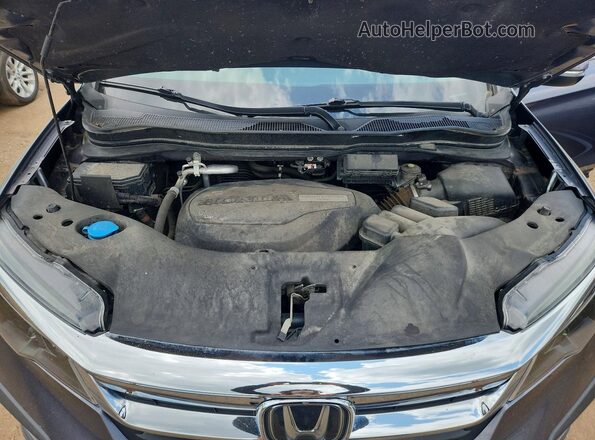 5FNYF6H53KB045801 2019 HONDA PILOT Silver Вид наклейки з VIN-кодом