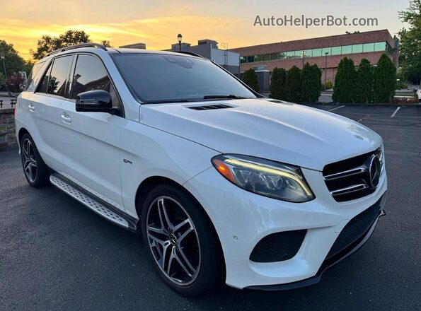 4JGDA6EBXJB015814 2018 MERCEDES-BENZ GLE White Widok z przodu