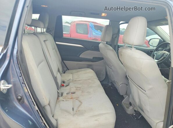 5TDZZRFH1KS329496 2019 TOYOTA HIGHLANDER Blue Շարժիչի բաժամունքի տեսք