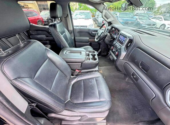 3GCUYDET9LG186867 2020 CHEVROLET SILVERADO Черный Вид спереди