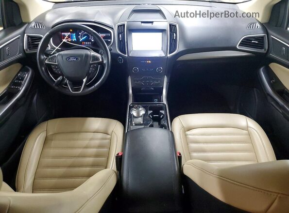 2FMPK4J96LBA89794 2020 FORD EDGE Burgundy ხელსაწყოთა პანელის ხედი