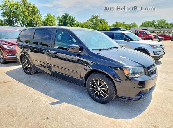 2C4RDGBG1GR220262 2016 DODGE GRAND Black Front view