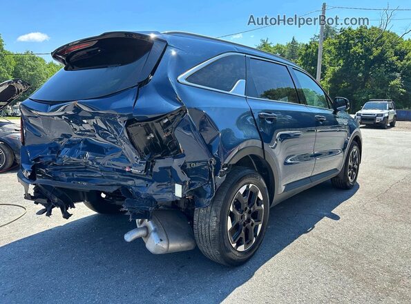 5XYRL4JC8SG344980 2025 KIA SORENTO Blue Przód prawy