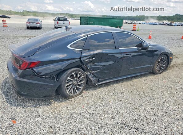 KMHL34J24NA179507 2022 HYUNDAI SONATA Черный Передняя правая четверть