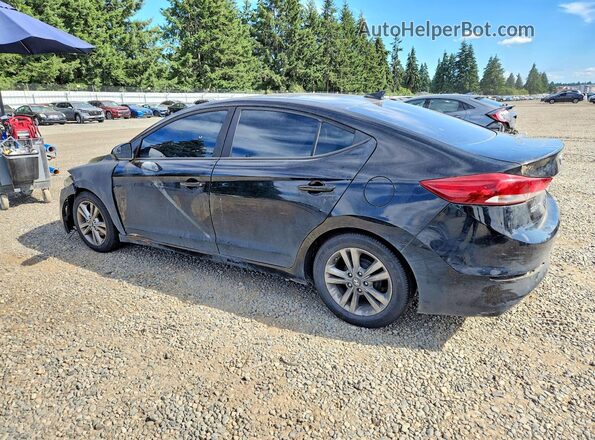 KMHD84LF2HU357908 2017 HYUNDAI ELANTRA Черный Задняя правая четверть