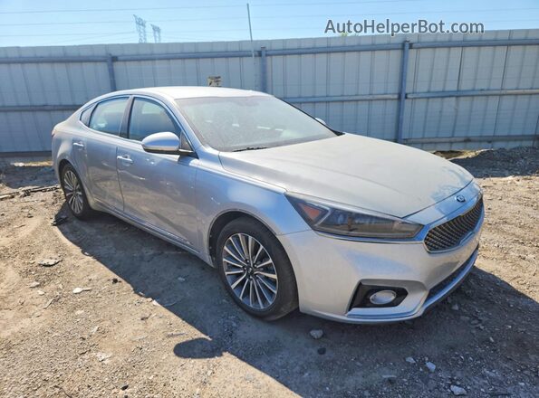 KNALB4J14H5086995 2017 KIA CADENZA Silver Front view