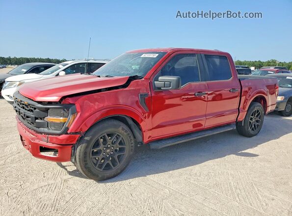 1FTEW2KP7RKD02378 2024 FORD F150 Burgundy Հետևի ձախ