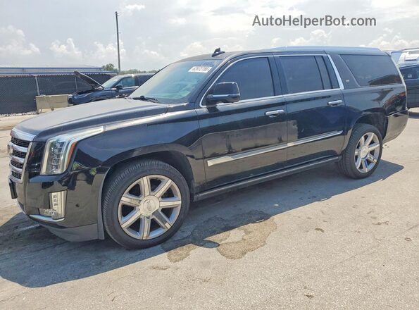 1GYS4JKJ3HR264162 2017 CADILLAC ESCALADE Black Հետևի ձախ