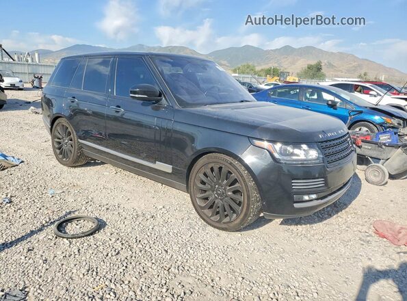 SALGV2EF7GA302164 2016 LAND ROVER RANGE Black წინა ხედი