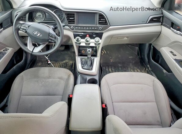 5NPD84LF8KH420158 2019 HYUNDAI ELANTRA Red ხელსაწყოთა პანელის ხედი