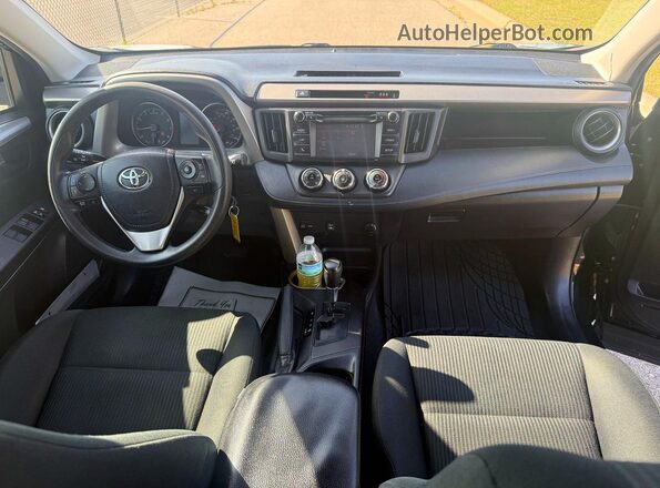 2T3ZFREV7JW467427 2018 TOYOTA RAV4 Black Vista de los asientos traseros
