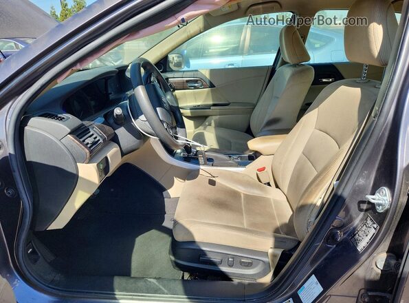 JHMCR6F35HC006666 2017 HONDA ACCORD Gray Вид панелі приладів