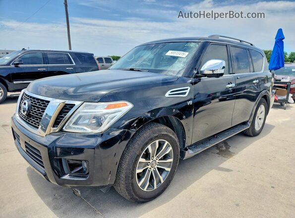 JN8AY2ND7J9057494 2018 NISSAN ARMADA Black Tył lewy